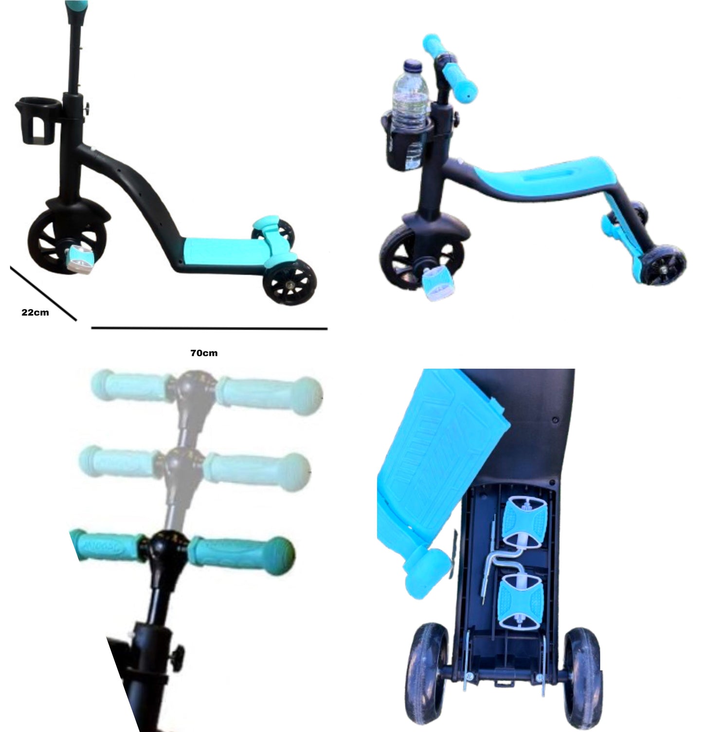 Patín 3 en 1 Scooter