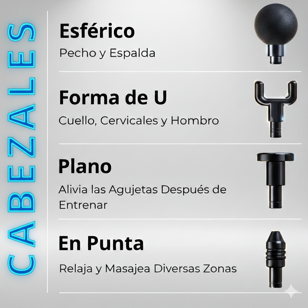 Pistola Masajeadora Multifunción